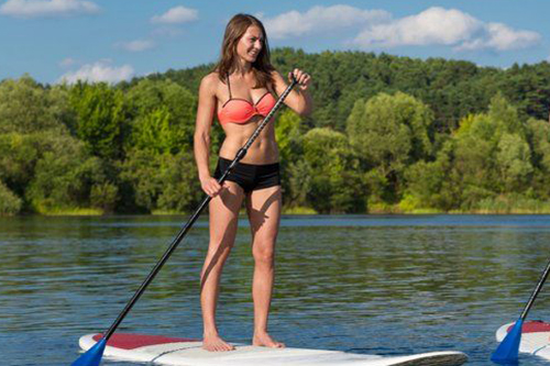 Stand up paddle lac de passy